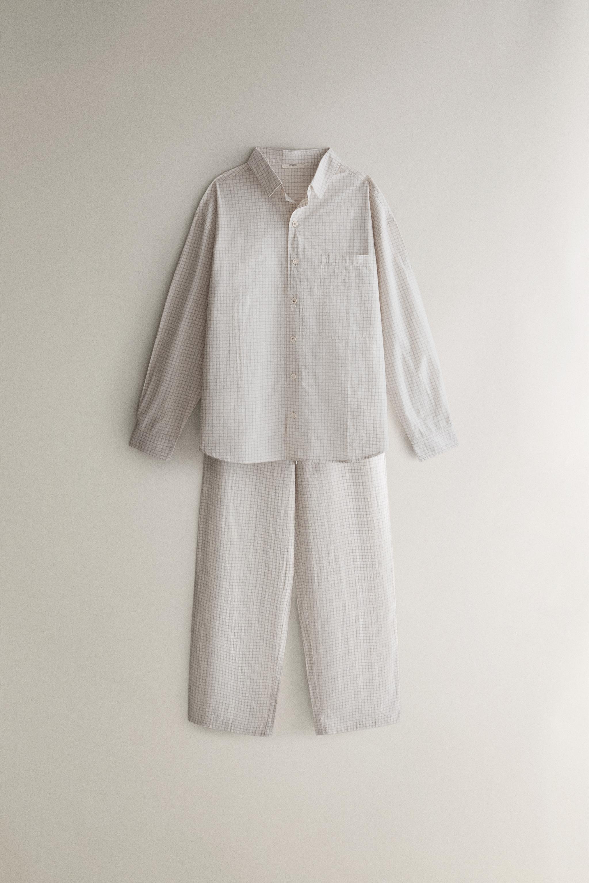 CHEMISE EN COTON À CARREAUX